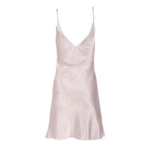DANNIJO Lilac bandana mini dress